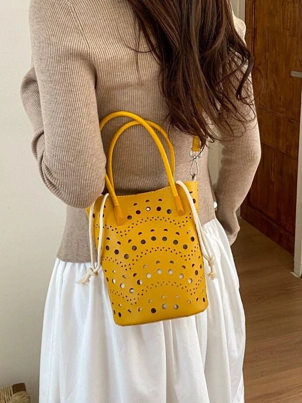 Women's SOERA Margot Hollow-Out Bucket Bag
