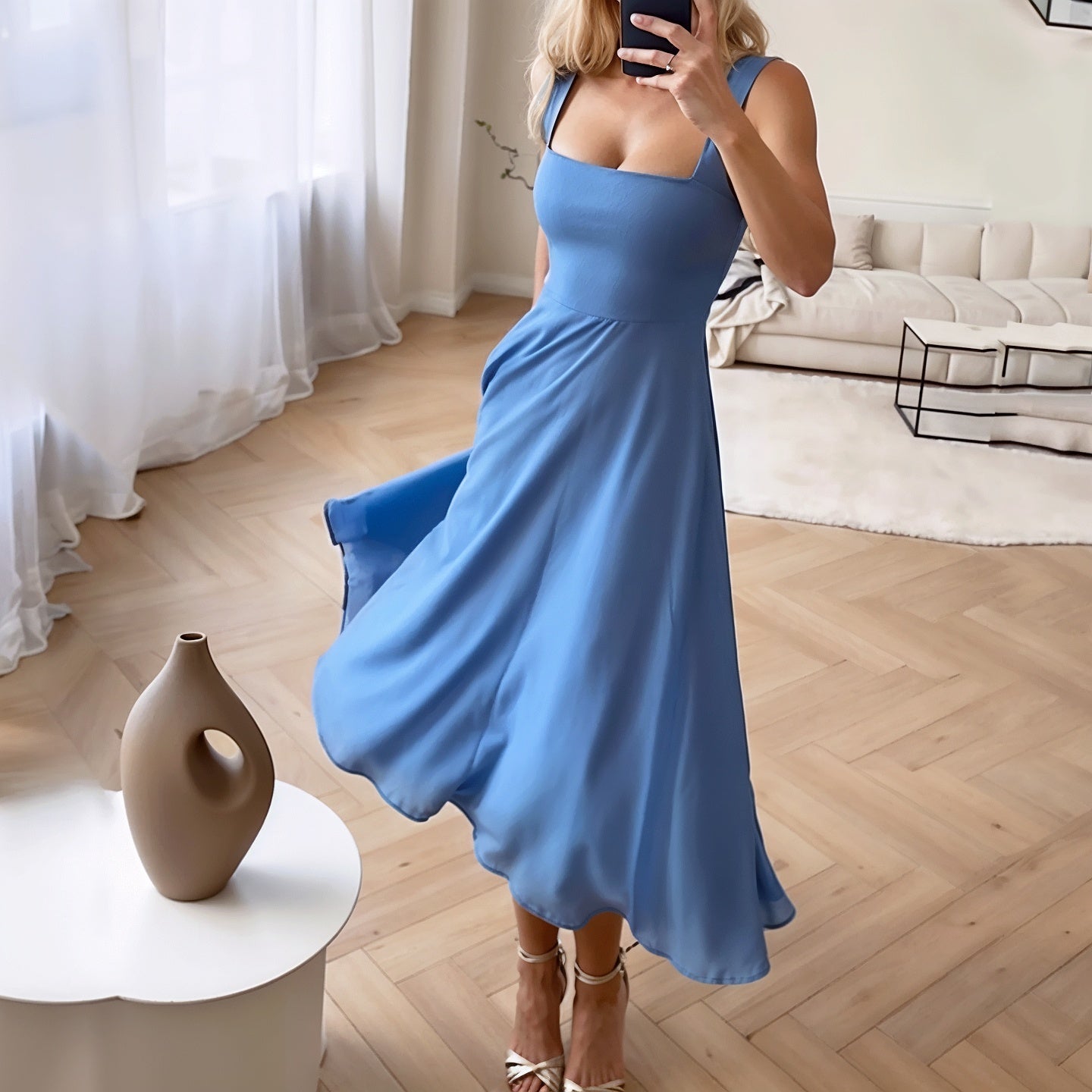 Women's Sophia Sleeveless Midi Dress