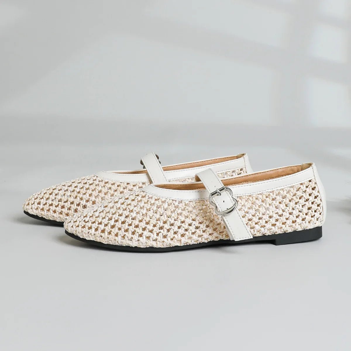 Women's SOERA Beatrice Hollow Weave Mary Jane Flats
