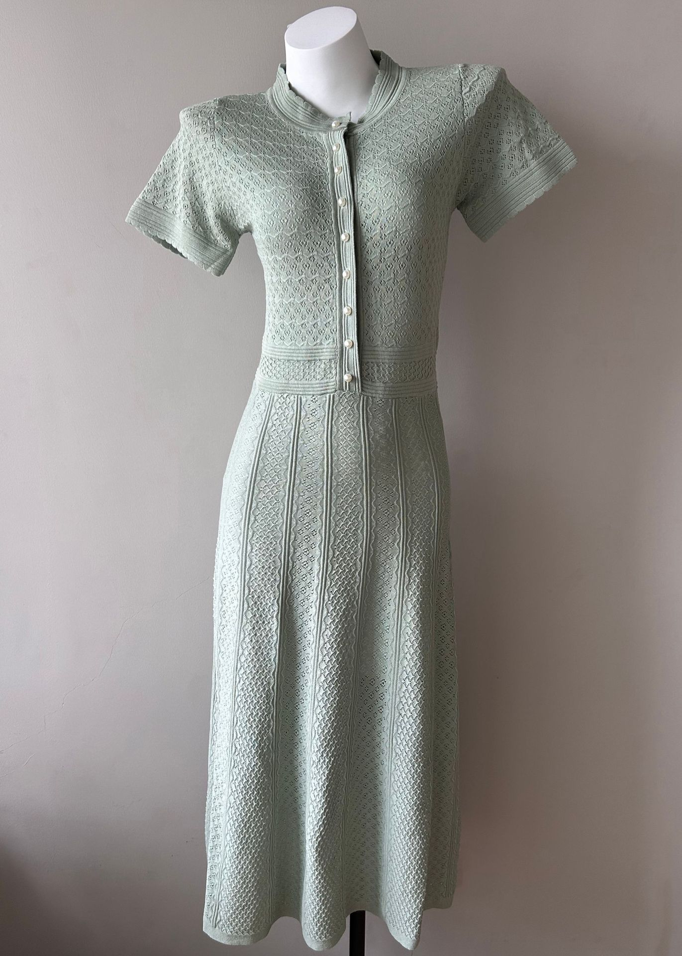 Women's SOERA Celeste Half Button Knitted Midi Dress