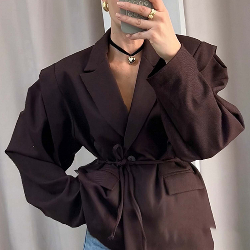 Women's SOERA Leandra Wide Sleeves Belted Blazer