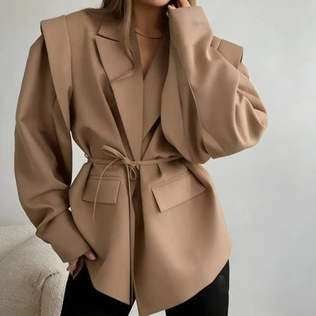 Women's SOERA Leandra Wide Sleeves Belted Blazer