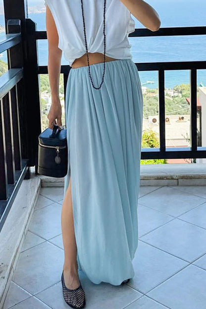 Women's Celeste Chiffon Flowing Maxi Skirt