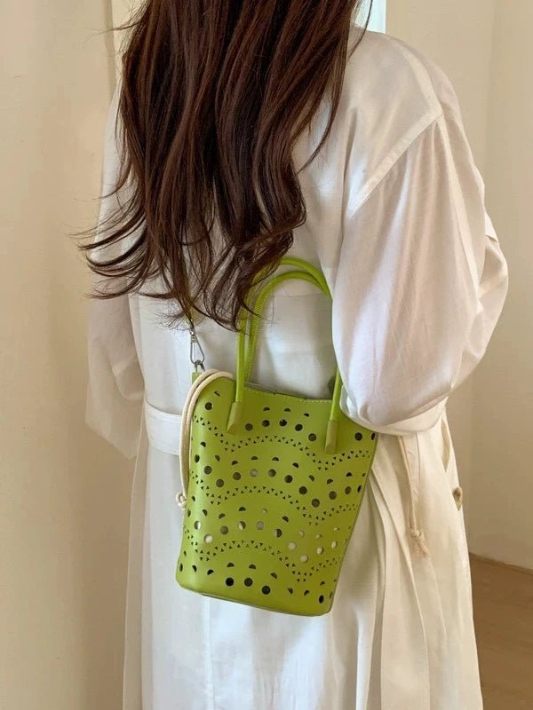 Women's SOERA Margot Hollow-Out Bucket Bag