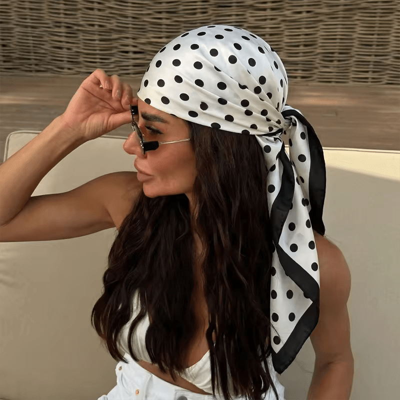 Women's SOERA Sophie Polka Dot Silk Scarf