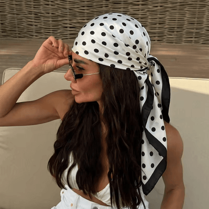 Women's SOERA Sophie Polka Dot Silk Scarf