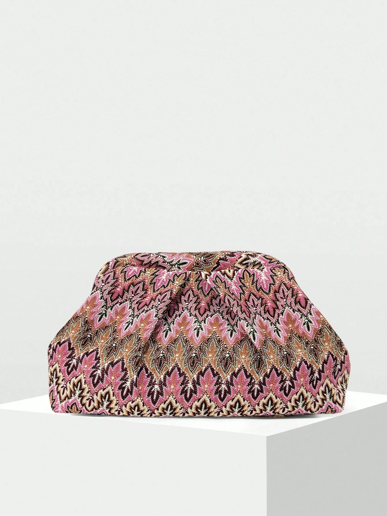 Women's SOERA Bianca Jacquard Pleated Clutch