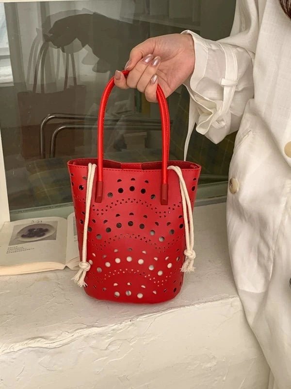 Women's SOERA Margot Hollow-Out Bucket Bag
