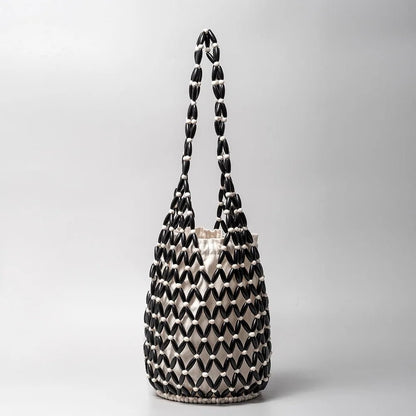 Women's SOERA Margot Woven Beaded Tote Bag