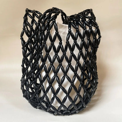 Women's SOERA Margot Woven Beaded Tote Bag