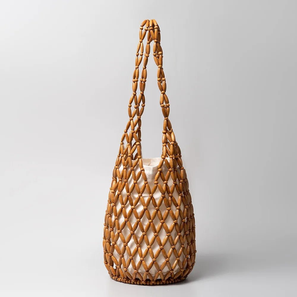 Women's SOERA Margot Woven Beaded Tote Bag