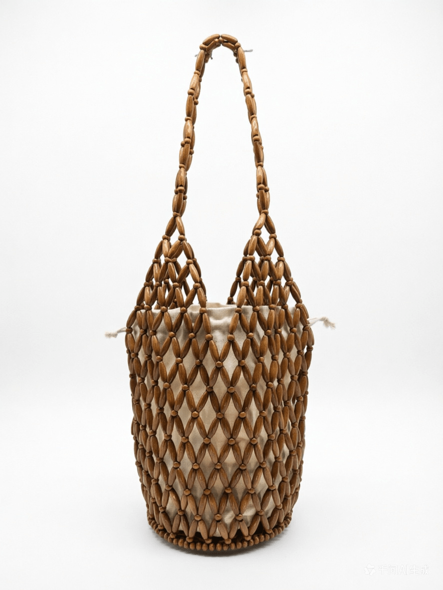 Women's SOERA Margot Woven Beaded Tote Bag