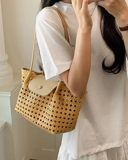 Women's Marina Embossed Shoulder Bag