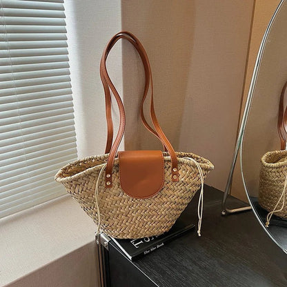 Women's SOERA Sophia Woven Rattan Shoulder Bag