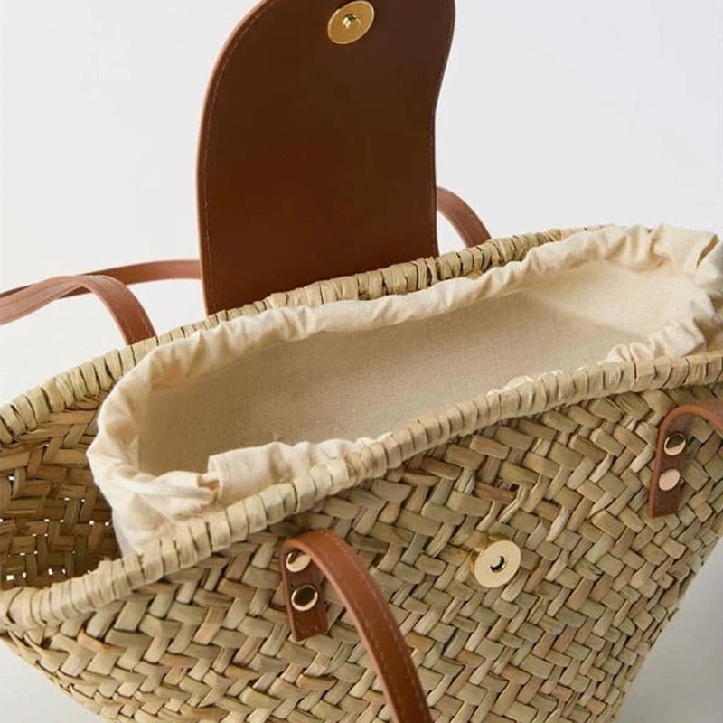 Women's SOERA Sophia Woven Rattan Shoulder Bag
