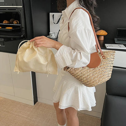 Women's SOERA Sophia Woven Rattan Shoulder Bag