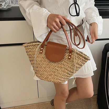 Women's SOERA Sophia Woven Rattan Shoulder Bag