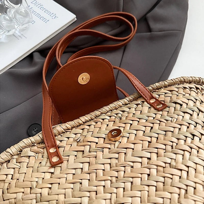 Women's SOERA Sophia Woven Rattan Shoulder Bag