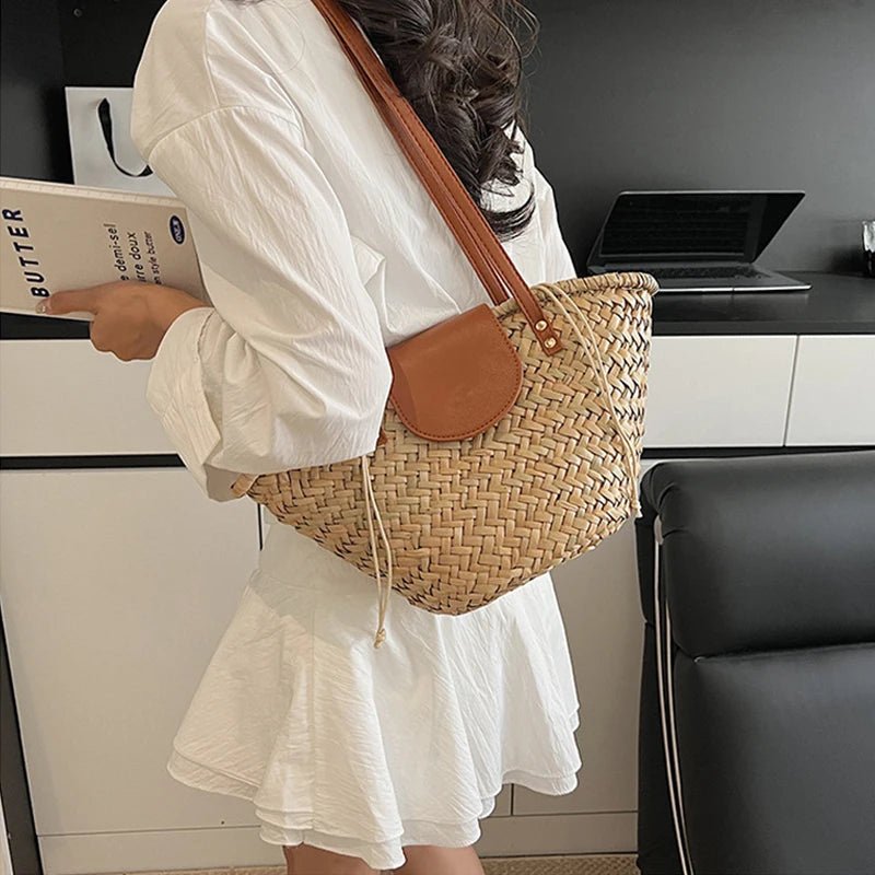 Women's SOERA Sophia Woven Rattan Shoulder Bag