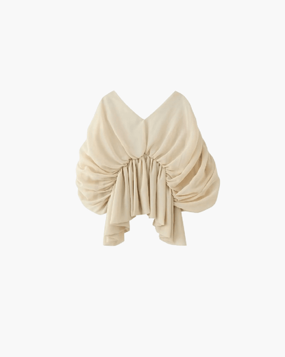 Women's SOERA Margot Draped Chiffon Top