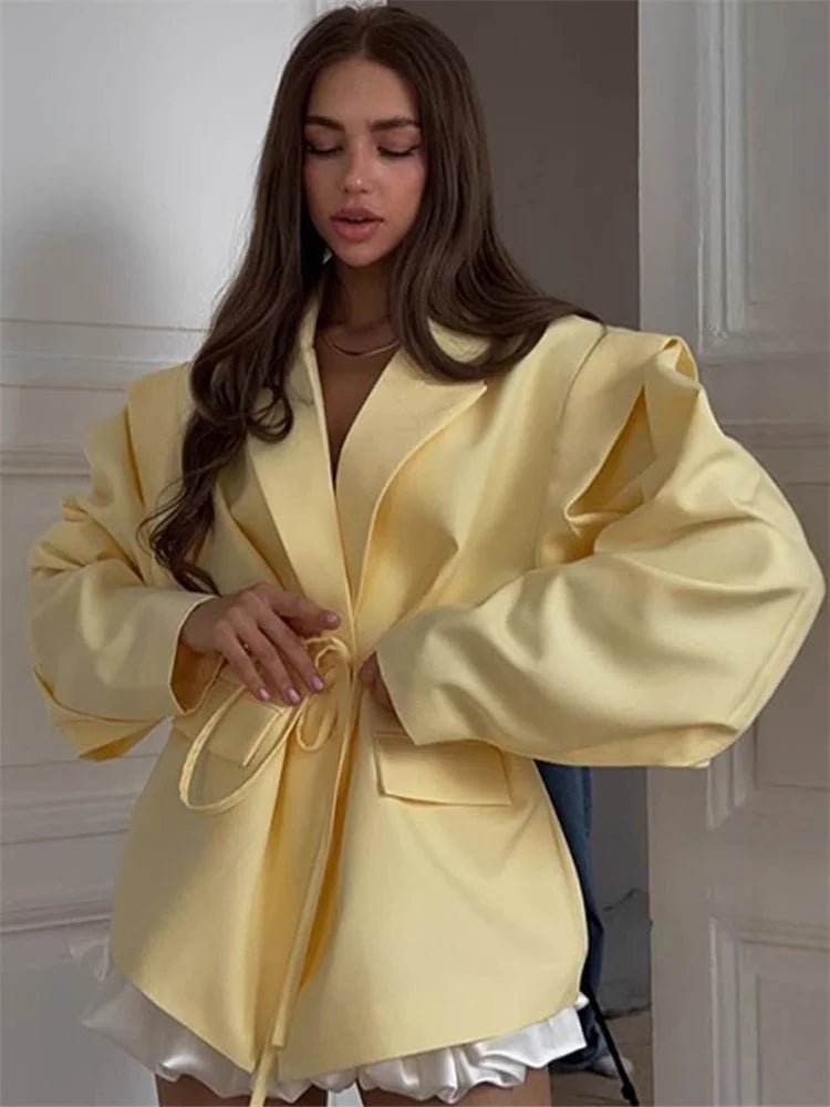 Women's SOERA Leandra Wide Sleeves Belted Blazer