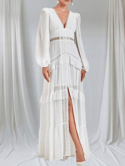 Women's SOERA Aryna Chiffon Ruffle Maxi Dress