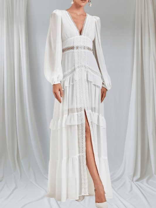 Women's SOERA Aryna Chiffon Ruffle Maxi Dress