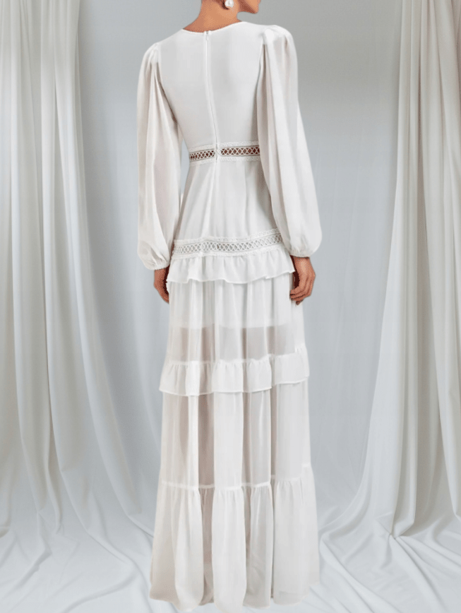 Women's SOERA Aryna Chiffon Ruffle Maxi Dress