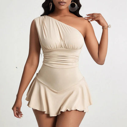 Women's SOERA Bella Asymmetrical Ruffle Mini Dress