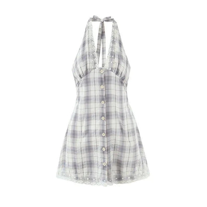 Women's SOERA Bianca Diagonal Plaid Knit Mini Dress