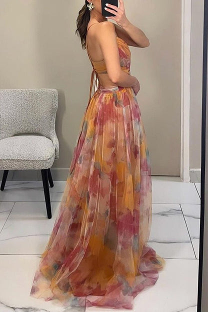Women's SOERA Bianca Floral V-Neck Maxi Dress