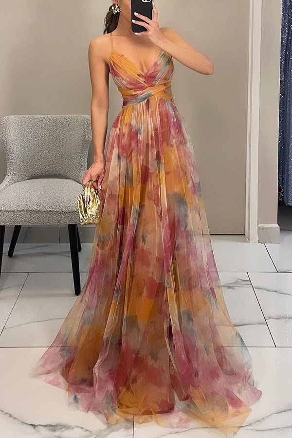 Women's SOERA Bianca Floral V-Neck Maxi Dress