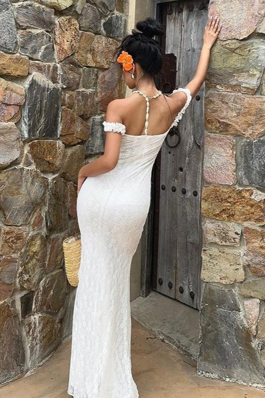 Women's SOERA Bianca Lace Spaghetti Strap Maxi Dress