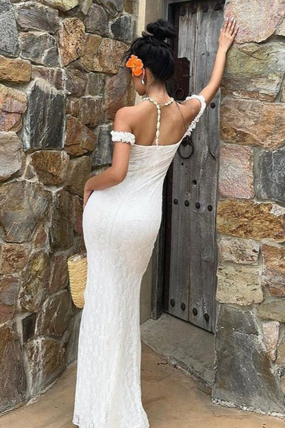 Women's SOERA Bianca Lace Spaghetti Strap Maxi Dress