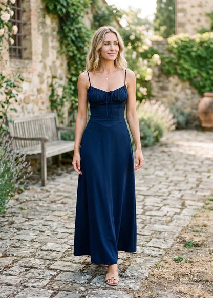 Women's SOERA Bianca Ruched Waist Maxi Dress