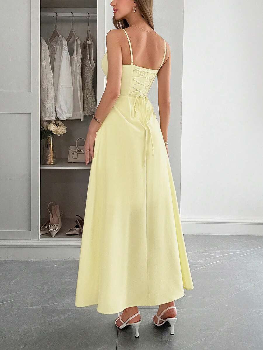 Women's SOERA Bianca Ruched Waist Maxi Dress