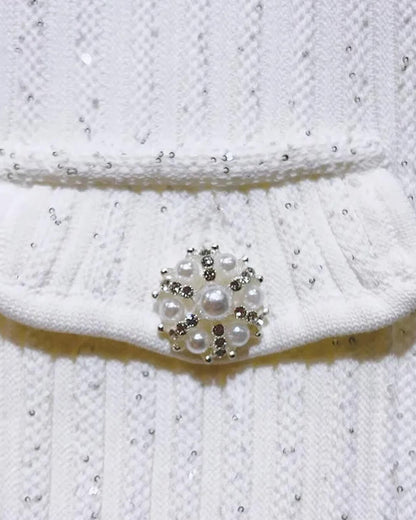 Women's SOERA Bianca Sequined Knit Mini Dress