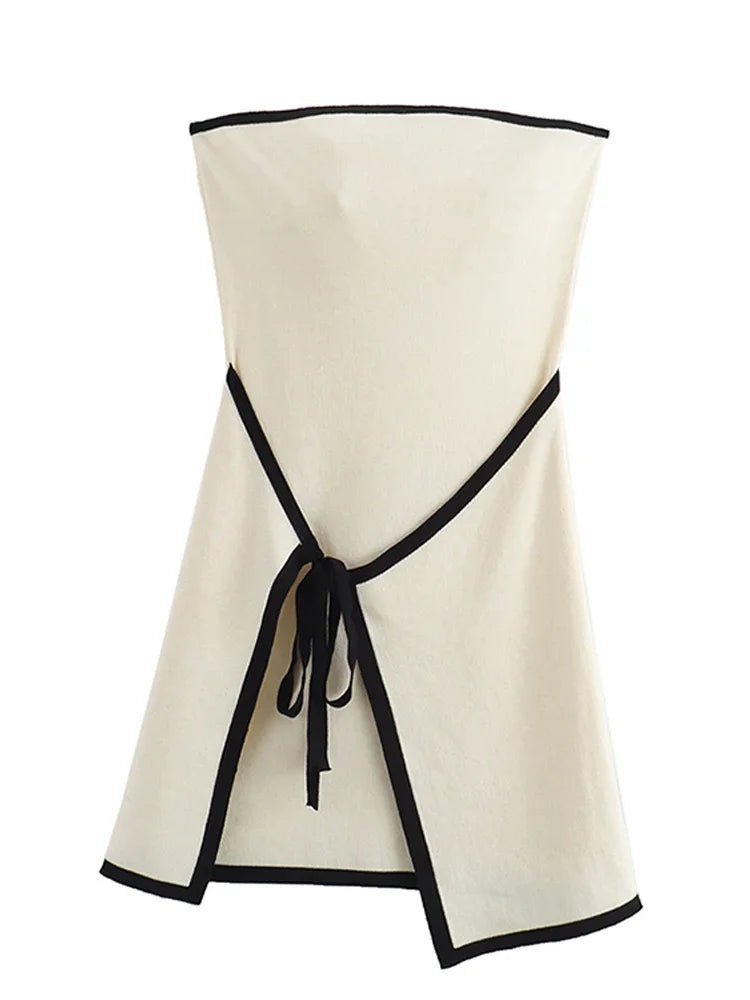 Women's SOERA Celeste Backless Lace-Up Mini Dress