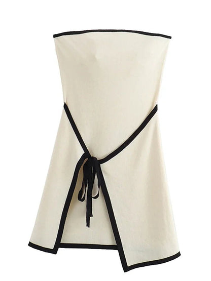 Women's SOERA Celeste Backless Lace-Up Mini Dress