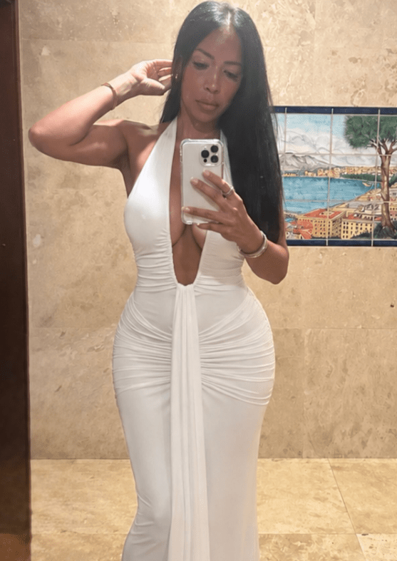 Women's SOERA Hayley Halter Ruched Maxi Dress