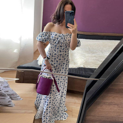 Women's SOERA Iris Puff Sleeve Floral Midi Dress