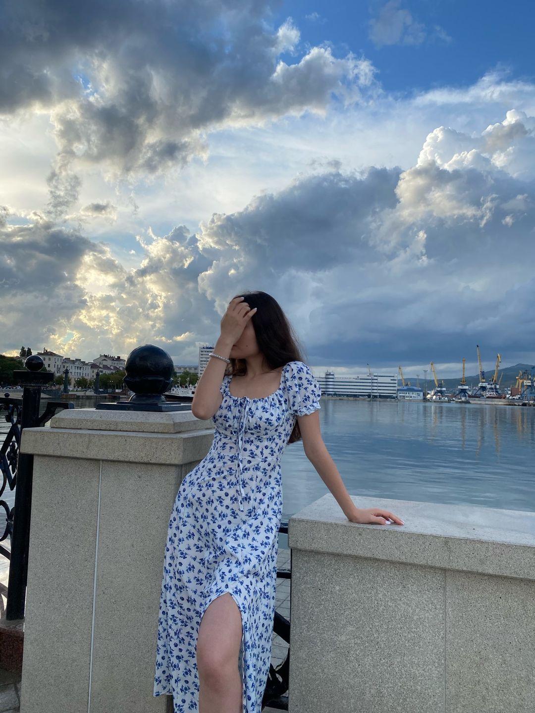 Women's SOERA Iris Puff Sleeve Floral Midi Dress