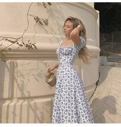 Women's SOERA Iris Puff Sleeve Floral Midi Dress