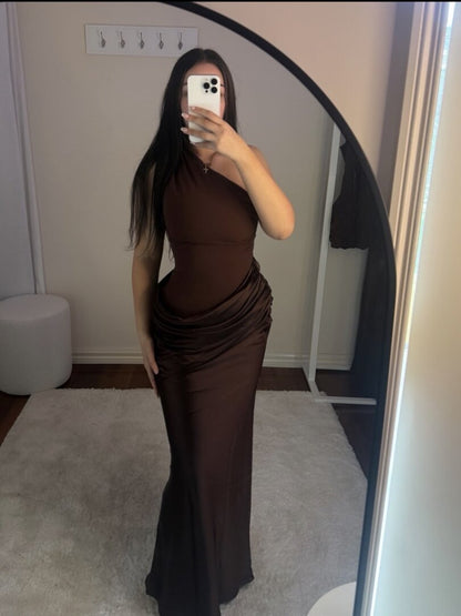 Women's SOERA Jasmine One-Shoulder Maxi Dress