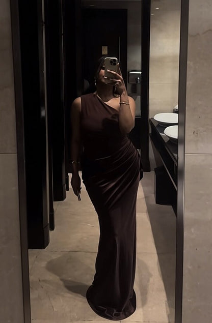Women's SOERA Jasmine One-Shoulder Maxi Dress