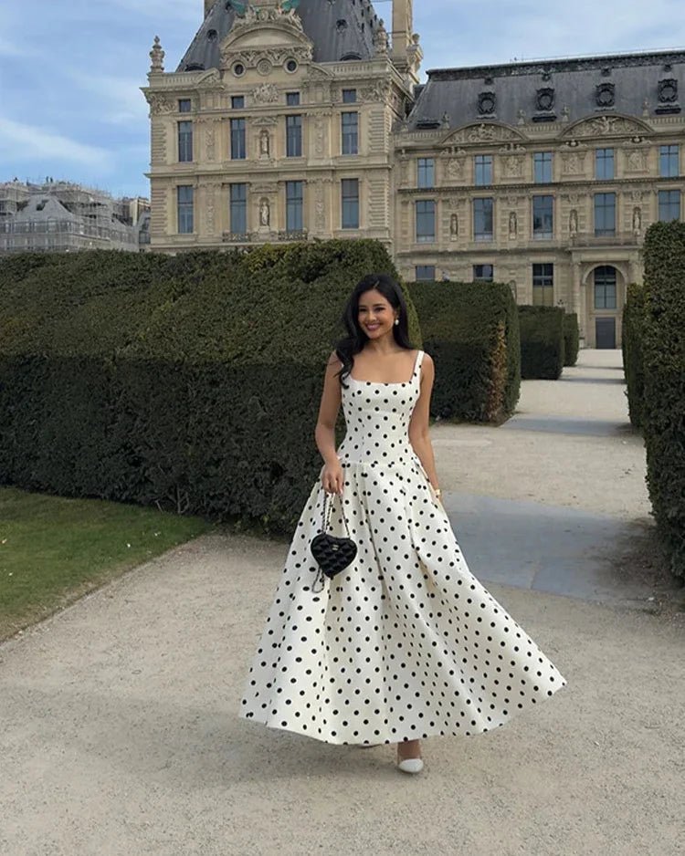 Women's Jasmine Polka Dot Midi Dress