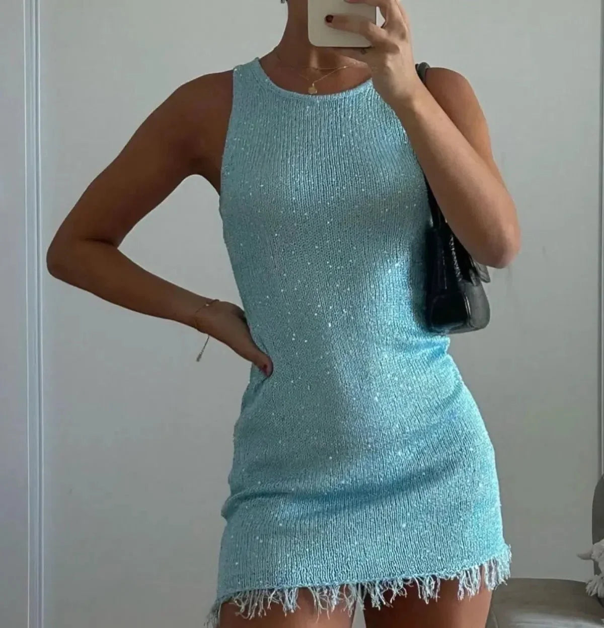 Women's SOERA Lia Sheer Sleeveless Mini Dress