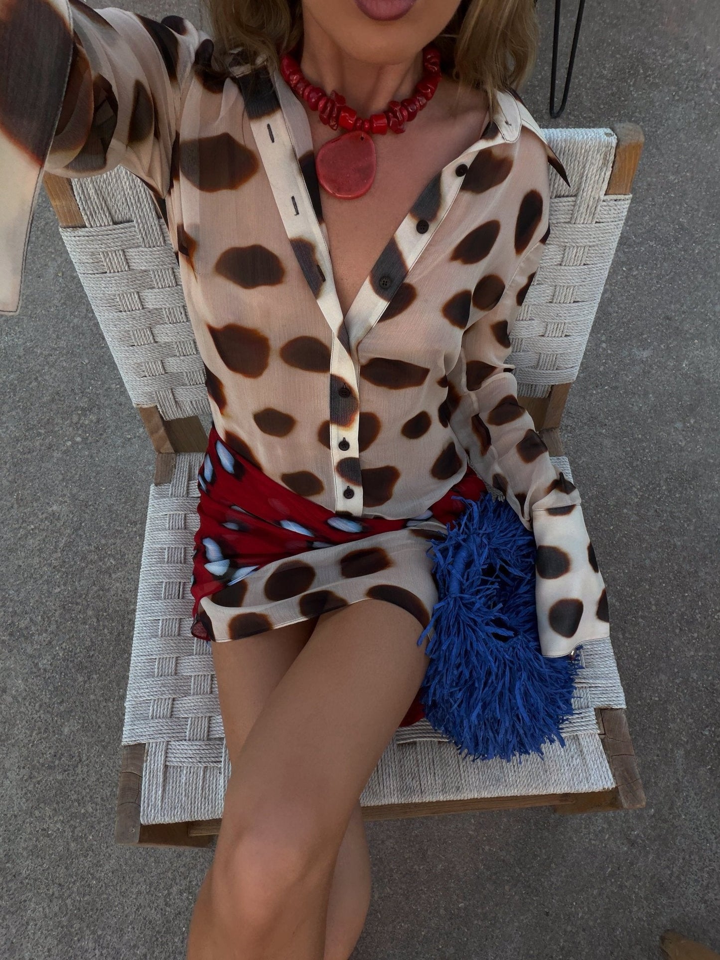 Women's Margot Animal Print Shirt Dress