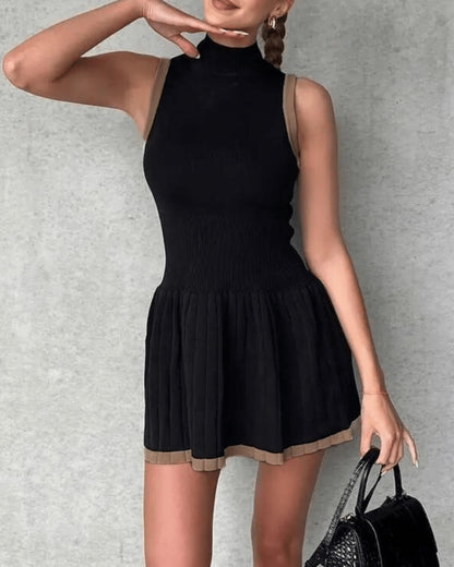 Women's SOERA Margot Drop-Waist Contrast Knit Dress