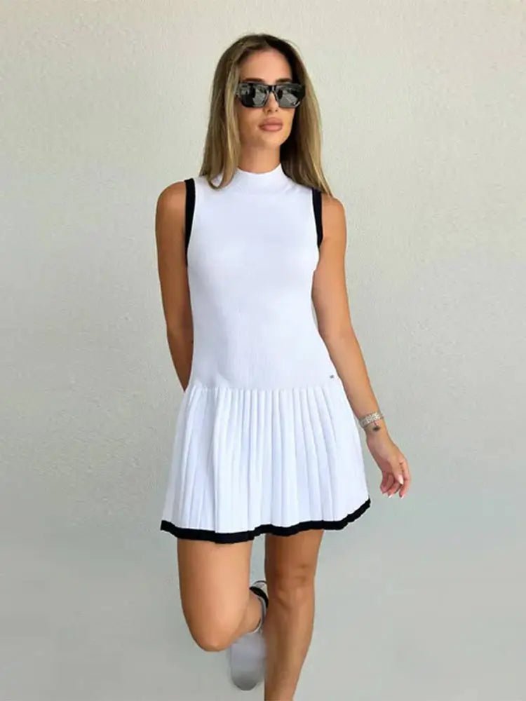 Women's SOERA Margot Drop-Waist Contrast Knit Dress